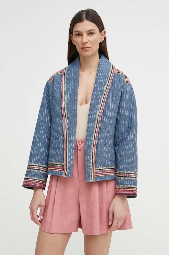 Памучно сако BA&SH CIAGO уголемена син 1E24CIAG