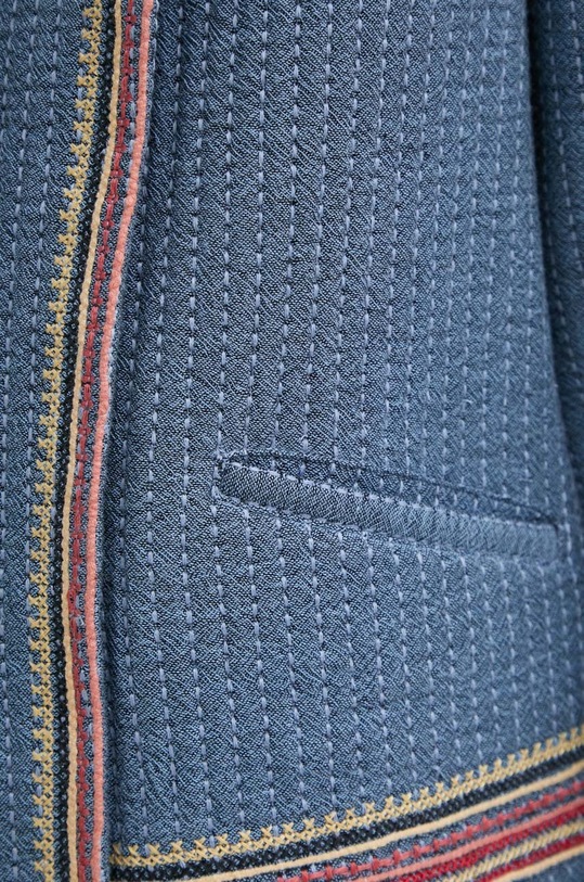 Памучно сако BA&SH CIAGO 1E24CIAG син