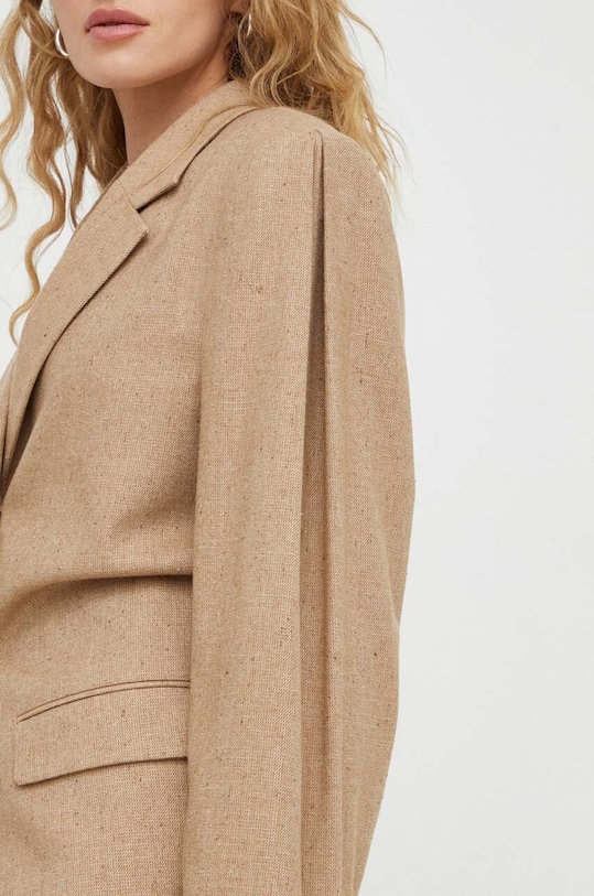 Remain marynarka z domieszką wełny 5011172512 beżowy