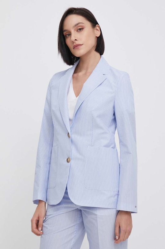 Tommy Hilfiger marynarka tkanina niebieski WW0WW42542