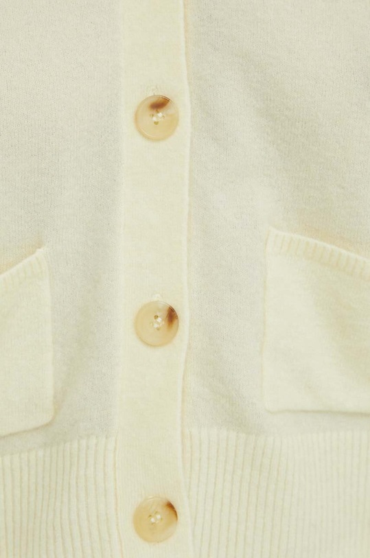 Samsoe Samsoe kamizelka wełniana MEGAN F23100023 żółty