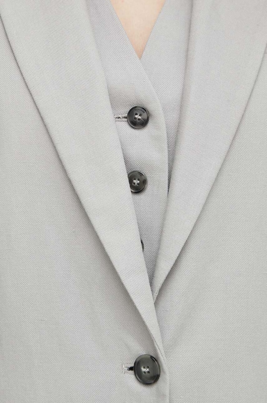 Піджак з домішкою льону Herskind 5116840 сірий