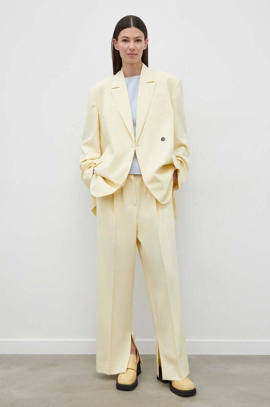 Herskind giacca Verner oversize giallo 5103519