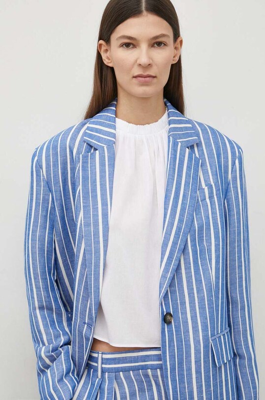 Day Birger et Mikkelsen blazer din amestec de in cu captuseala albastru DAY65243139