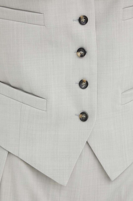 Жилетка с примесью шерсти Day Birger et Mikkelsen Rudy - Classic Wool Blend DAY65243157 серый