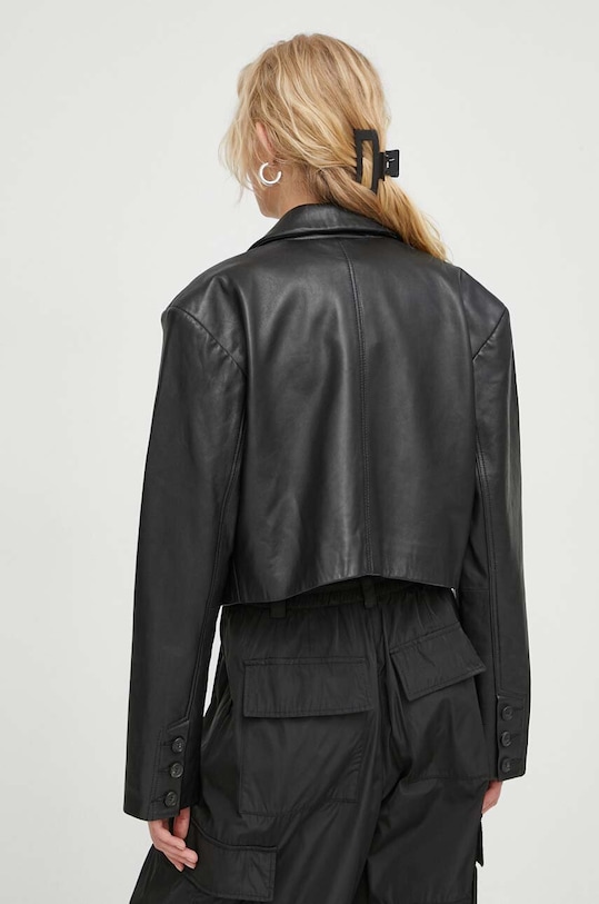 Îmbrăcăminte Won Hundred sacou de piele 2758.16014 negru