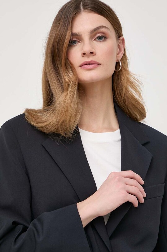 Μάλλινο σακάκι Weekend Max Mara σκούρο μπλε 2415041081600