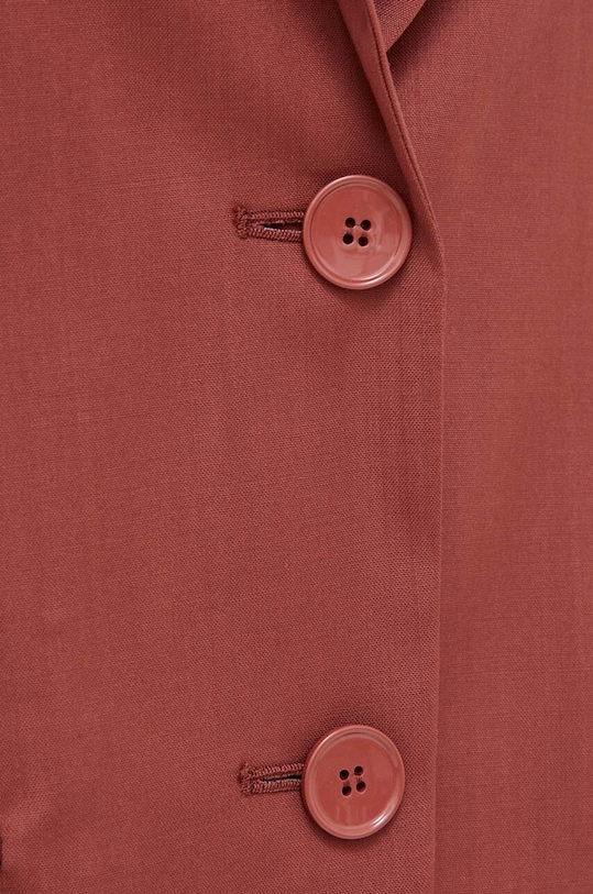 Weekend Max Mara marynarka wełniana 2415041081600 czerwony