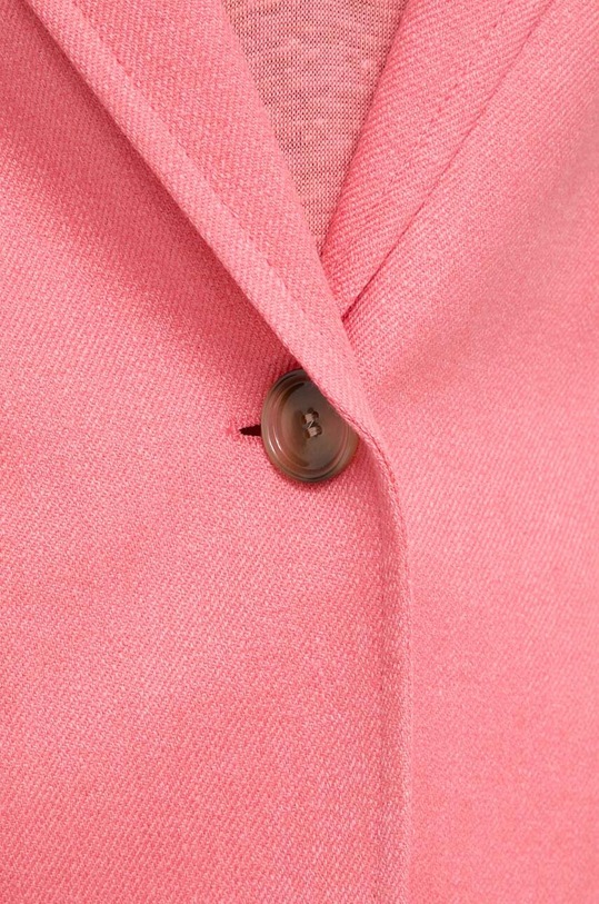 BOSS marynarka lniana 50512882 różowy