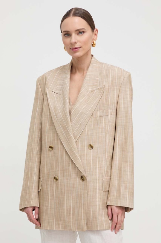 BOSS sacou cu captuseala bej 50514828