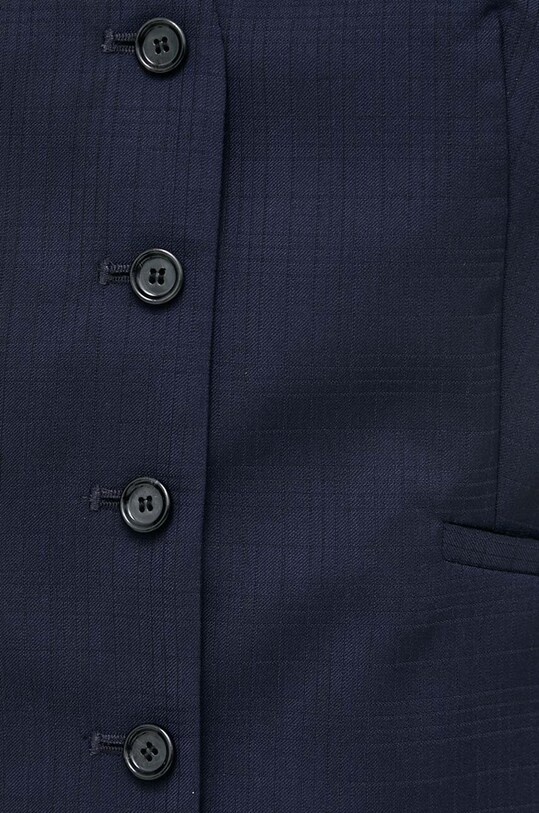 BOSS kamizelka wełniana 50517802 granatowy