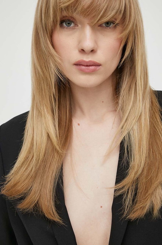 IRO marynarka wełniana WF07ALLAN czarny