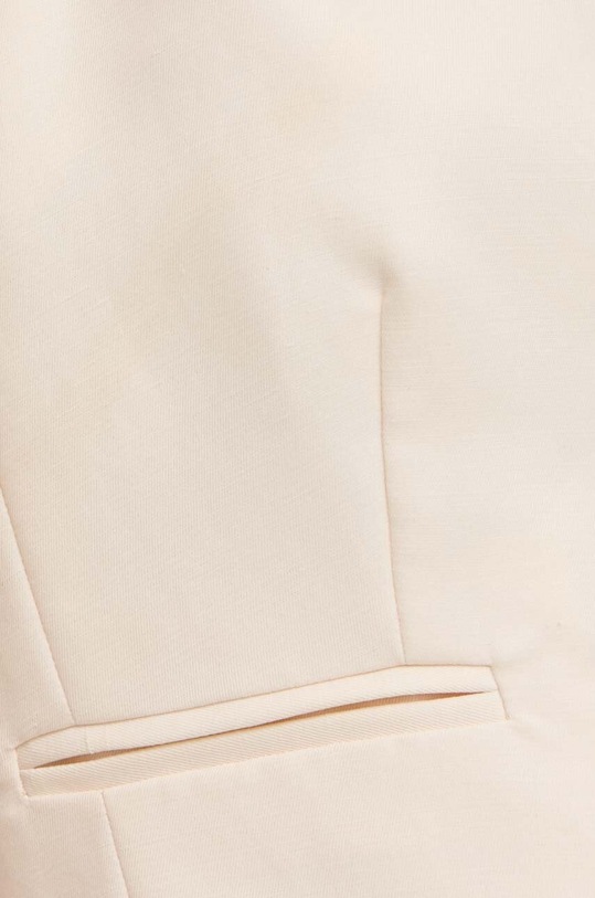 Twinset vestă cu amestec de in 241TT2100 bej