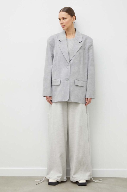 Gestuz marynarka Paula tkanina szary 10908678