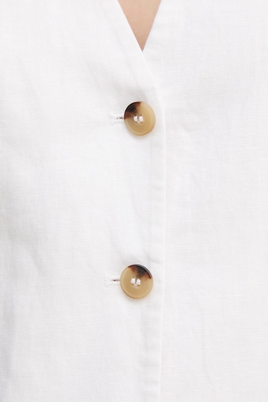 United Colors of Benetton vestă de in 2AGHDJ00G alb