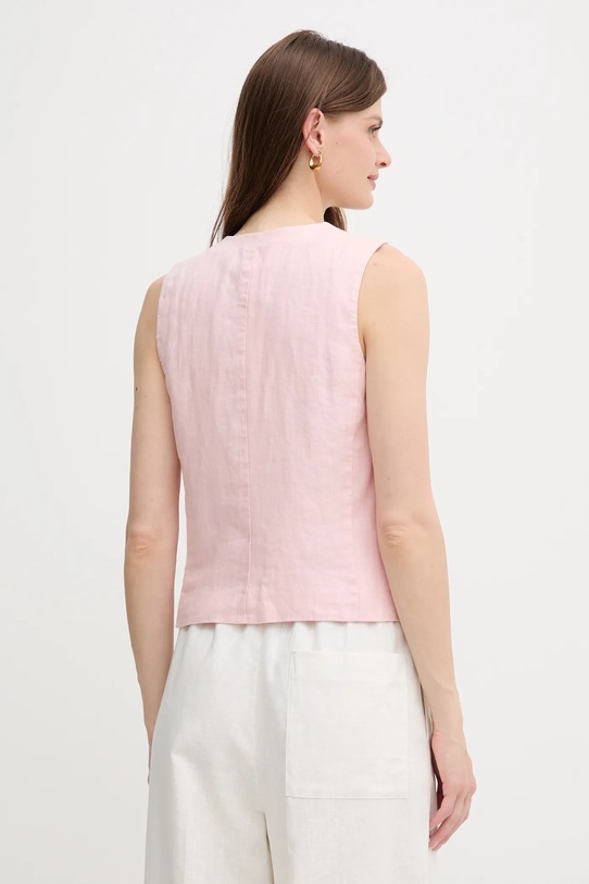 Îmbrăcăminte United Colors of Benetton vestă de in 2AGHDJ00G roz