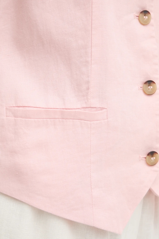 United Colors of Benetton vestă de in 2AGHDJ00G roz