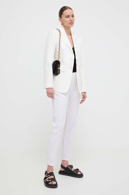 Weekend Max Mara sacou din amestec de in 2415041042600 bej SS24