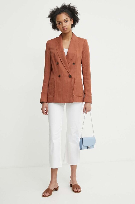 Піджак United Colors of Benetton 27OZDW025 коричневий SS24