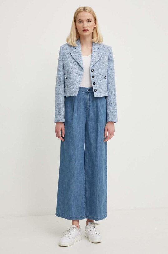 United Colors of Benetton sacou 2OJZDW01A albastru SS24