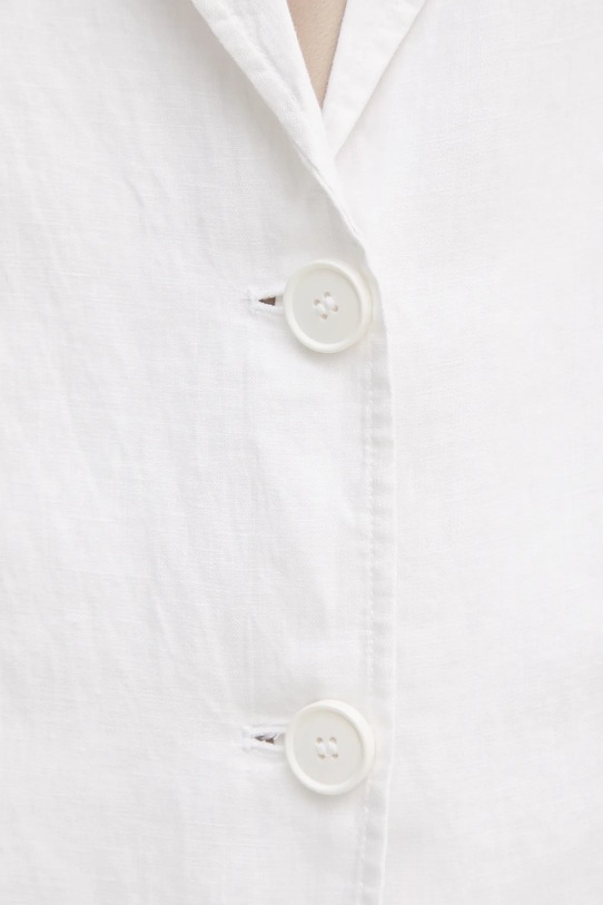 Plátěné sako United Colors of Benetton 2AGHDW00R bílá