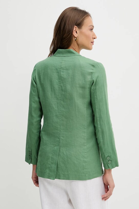 Одяг Льняний жакет United Colors of Benetton 2AGHDW00R зелений