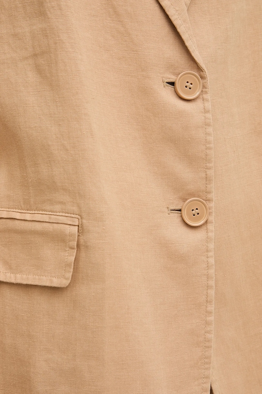 Plátěné sako United Colors of Benetton 2AGHDW00R béžová