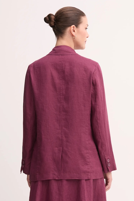 Odjeća Laneni sako United Colors of Benetton 2AGHDW00R bordo