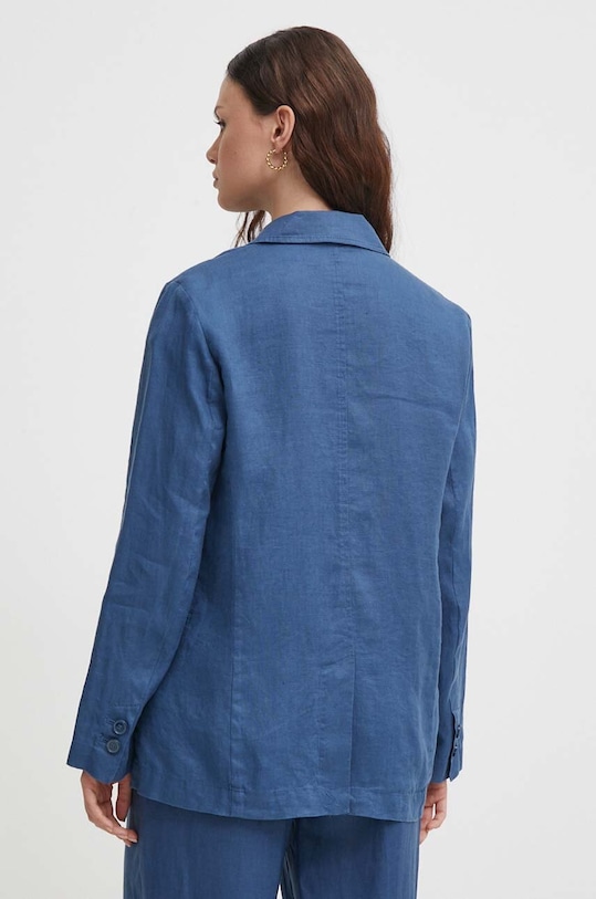 Îmbrăcăminte United Colors of Benetton sacou de in 2AGHDW00R albastru