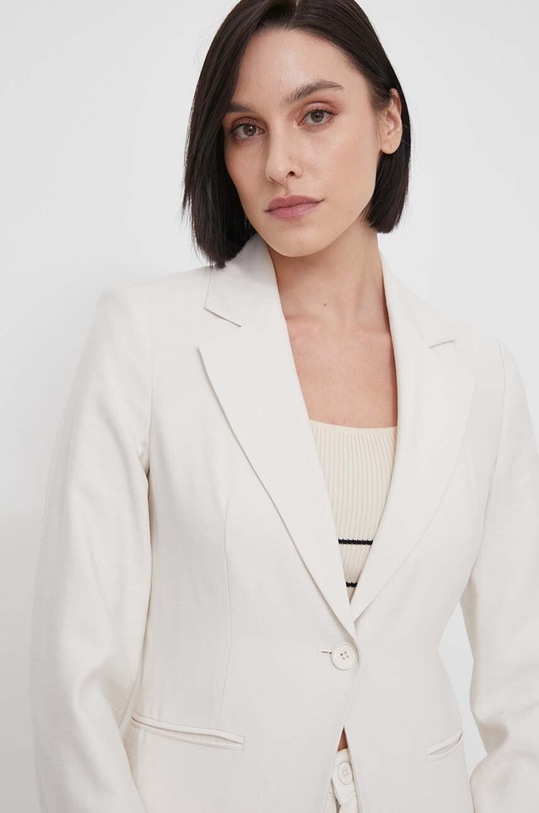 United Colors of Benetton marynarka beżowy 2YFWDW01X
