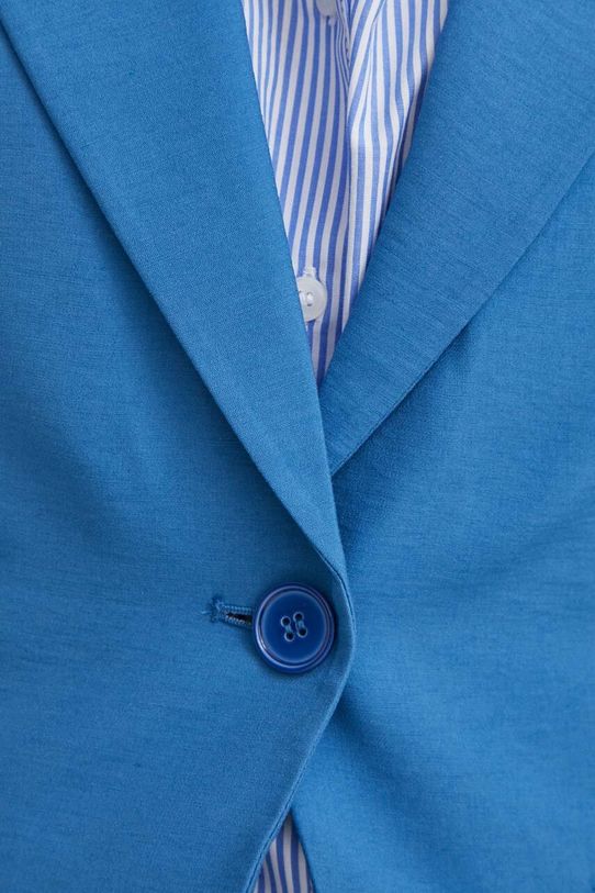 Піджак United Colors of Benetton 2YFWDW01X блакитний