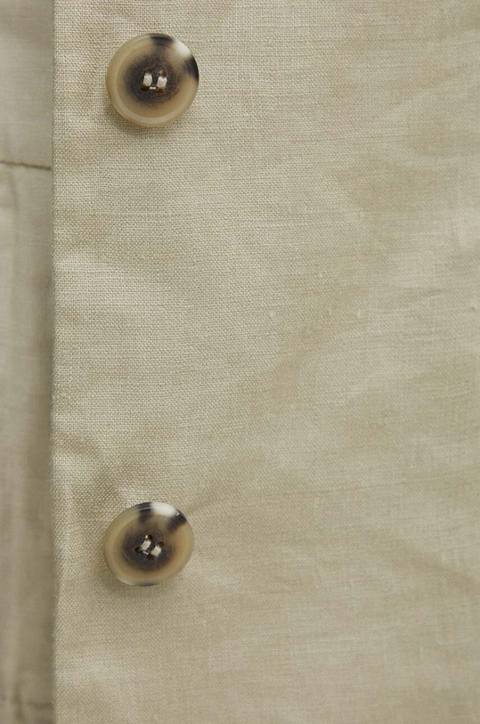 United Colors of Benetton marynarka lniana 2AGHDW01Z