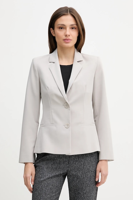 Σακάκι Sisley ύφασμα γκρί 2KVXLW01Q