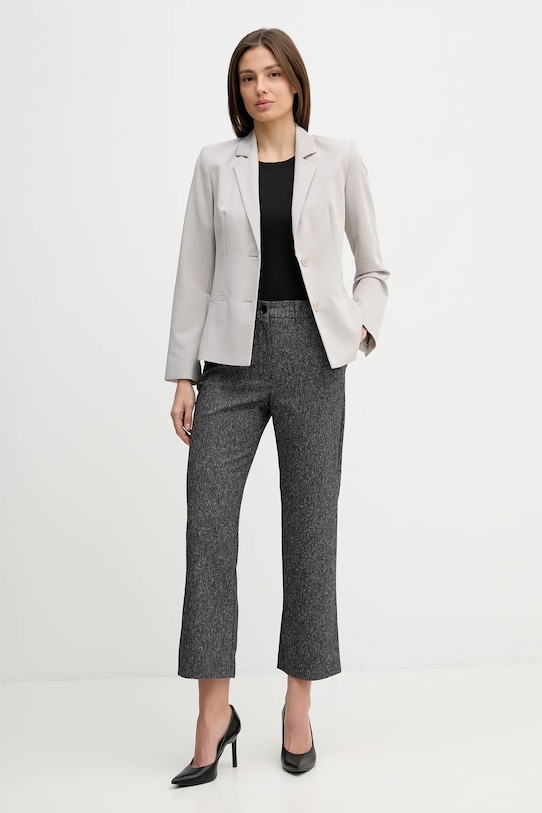 Σακάκι Sisley 2KVXLW01Q γκρί AW25