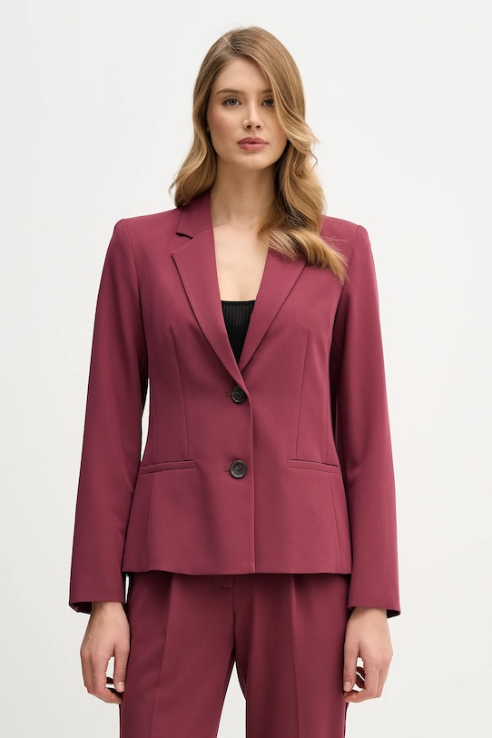 Σακάκι Sisley ύφασμα μπορντό 2KVXLW01Q