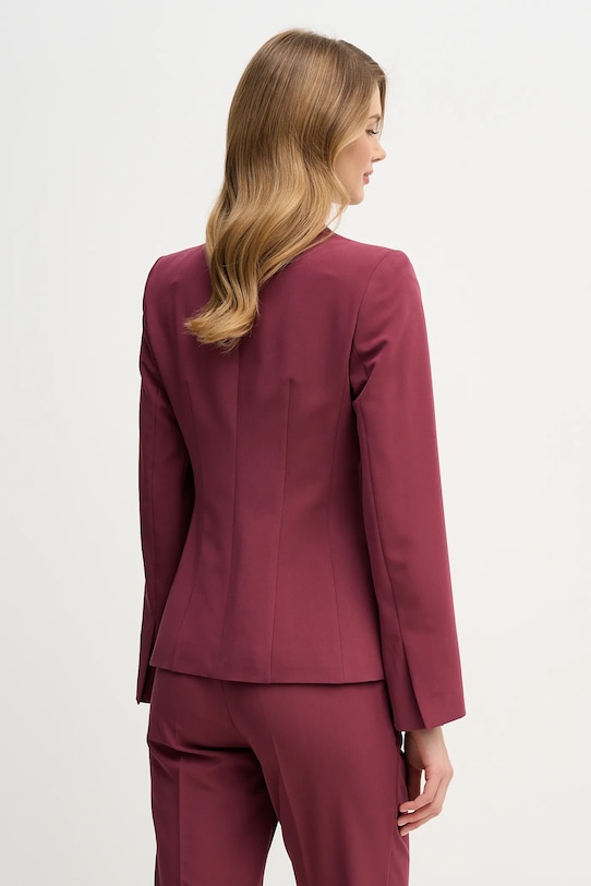 Ρούχα Σακάκι Sisley 2KVXLW01Q μπορντό
