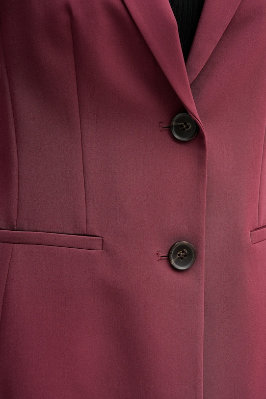 Σακάκι Sisley 2KVXLW01Q μπορντό