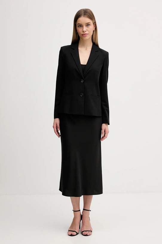 Suknjič Sisley 2KVXLW01Q črna AW25