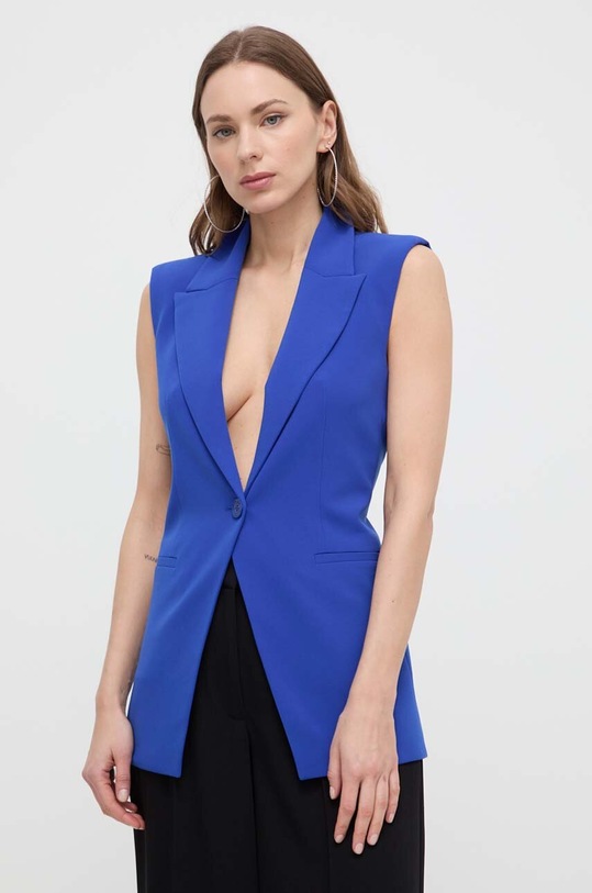 Γιλέκο Patrizia Pepe ύφασμα μπλε 2S1486.A049