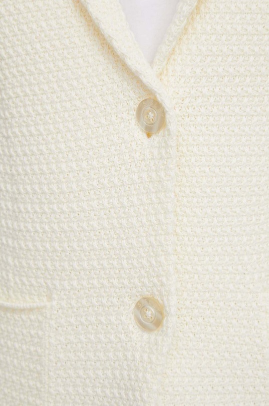 Sisley pamut blézer 11AZM601Q bézs