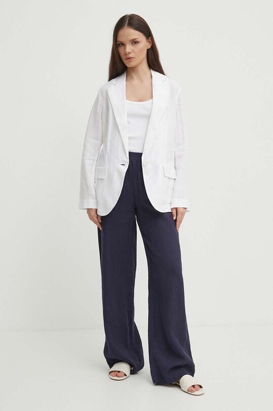 Sisley sacou de in 2AGHLW019 alb SS25