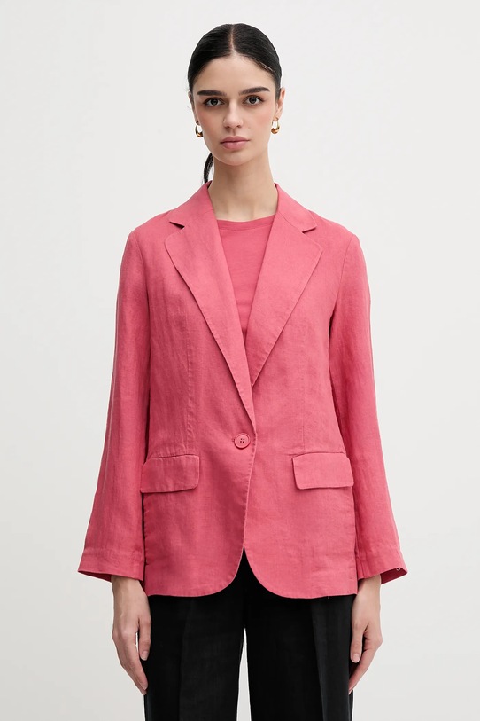 Sisley len blézer rózsaszín 2AGHLW019
