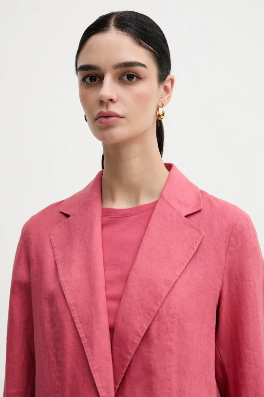Sisley len blézer rózsaszín 2AGHLW019