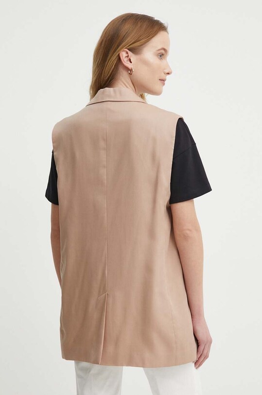 Odzież Sisley kamizelka 283GLJ00I beżowy