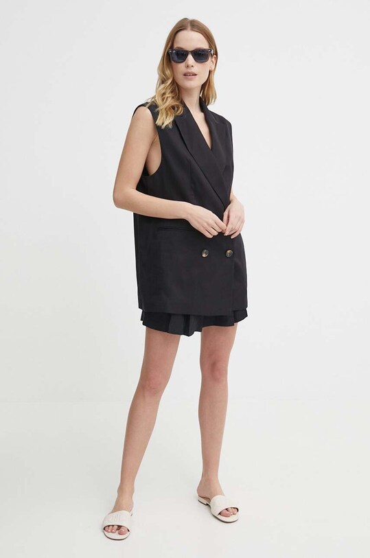 Sisley kamizelka 283GLJ00I czarny SS24