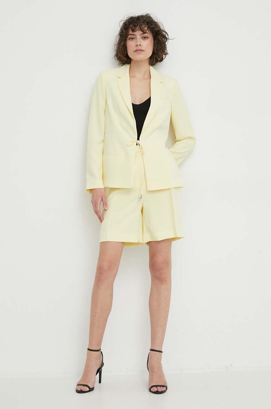 Calvin Klein marynarka K20K206650 żółty SS24