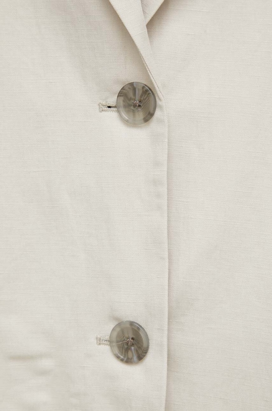 Marc O'Polo blézer vászonkeverékből 403023280065 szürke