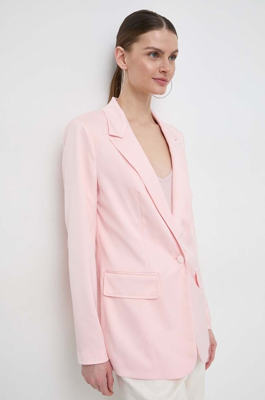 Σακάκι Guess ύφασμα ροζ W4GN44.WDEE2