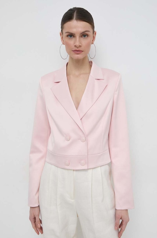 Guess marynarka AURORA tkanina różowy W4GN38.WFJ02