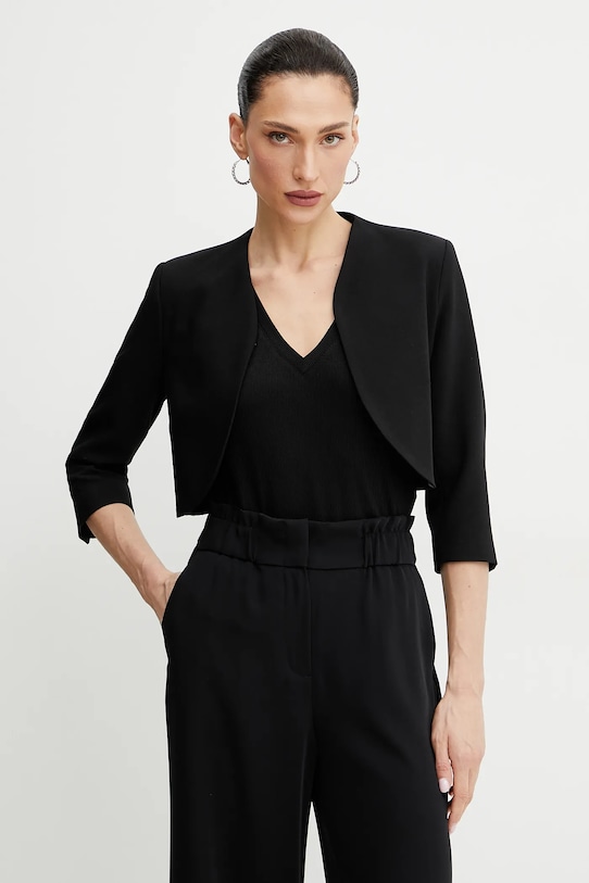 Morgan sacou VELEO.F cu captuseala negru VELEO.F.OFF.WHITE